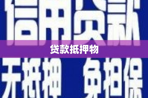 梧州贷款抵押物