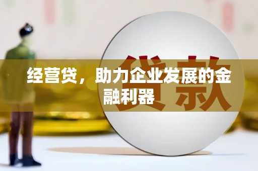 梧州经营贷，助力企业发展的金融利器
