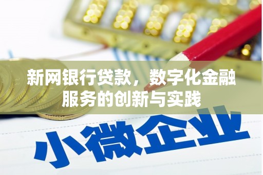 梧州新网银行贷款，数字化金融服务的创新与实践