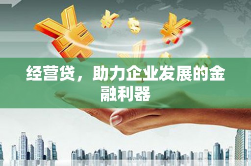 梧州经营贷，助力企业发展的金融利器