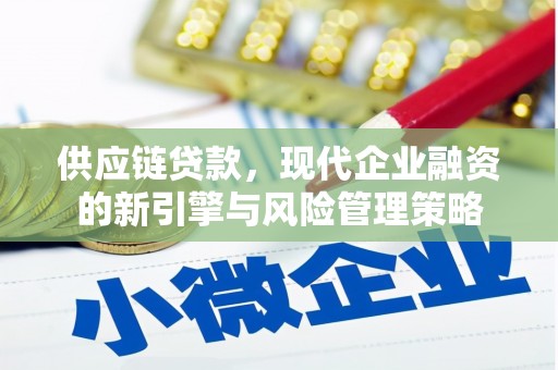 梧州供应链贷款，现代企业融资的新引擎与风险管理策略
