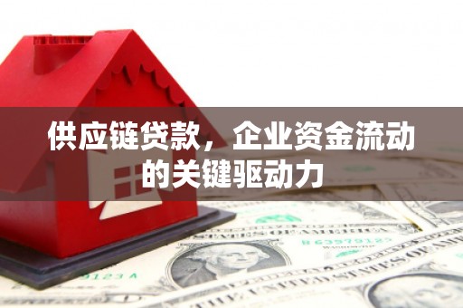 梧州供应链贷款，企业资金流动的关键驱动力
