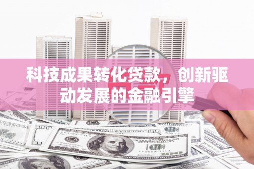 梧州科技成果转化贷款，创新驱动发展的金融引擎