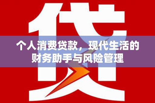 梧州个人消费贷款，现代生活的财务助手与风险管理