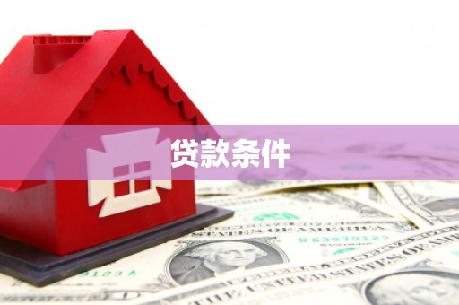 梧州贷款条件
