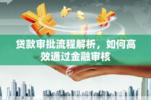 梧州贷款审批流程解析，如何高效通过金融审核