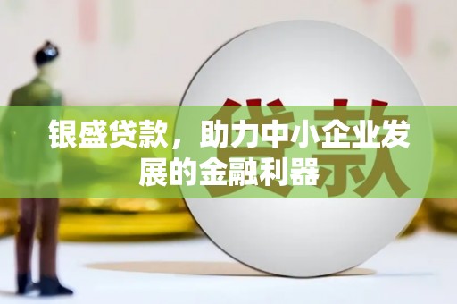 梧州银盛贷款，助力中小企业发展的金融利器