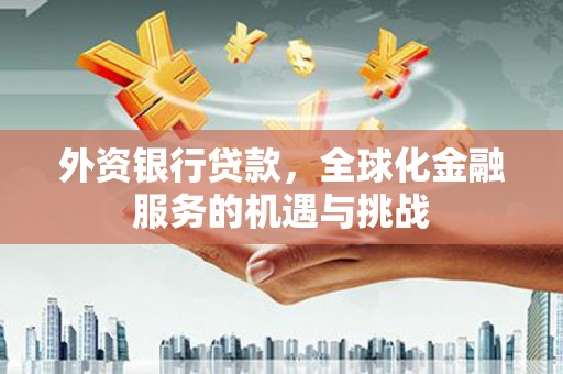 梧州外资银行贷款，全球化金融服务的机遇与挑战