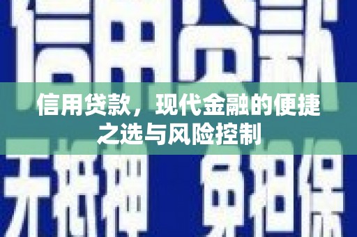 梧州信用贷款，现代金融的便捷之选与风险控制