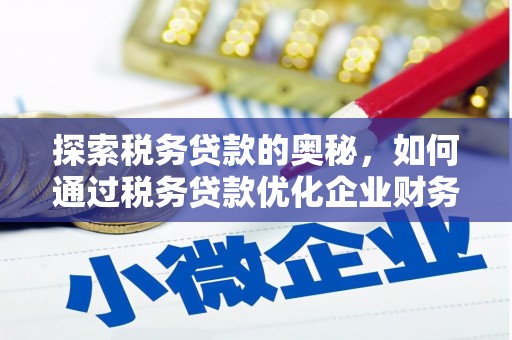 梧州探索税务贷款的奥秘，如何通过税务贷款优化企业财务