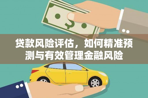 梧州贷款风险评估，如何精准预测与有效管理金融风险