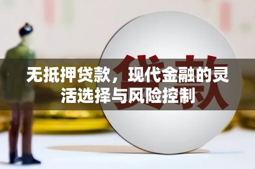 梧州无抵押贷款，现代金融的灵活选择与风险控制