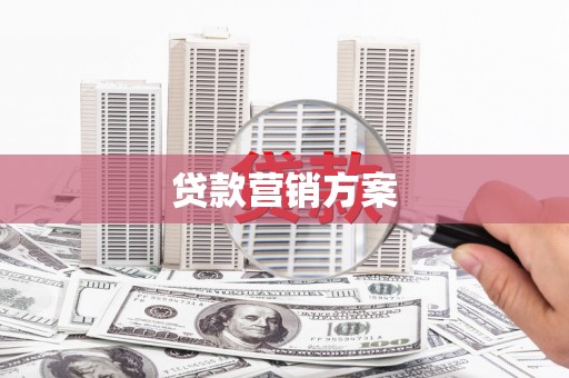 梧州贷款营销方案