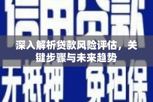 梧州深入解析贷款风险评估，关键步骤与未来趋势