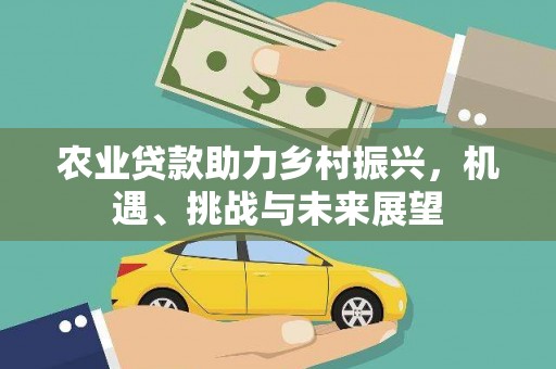 梧州农业贷款助力乡村振兴，机遇、挑战与未来展望