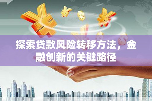 梧州探索贷款风险转移方法，金融创新的关键路径
