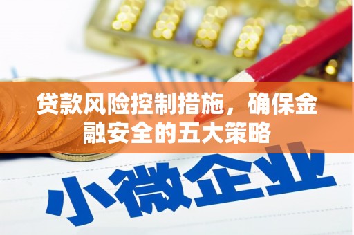 梧州贷款风险控制措施，确保金融安全的五大策略