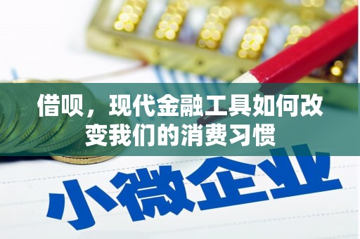 梧州借呗，现代金融工具如何改变我们的消费习惯