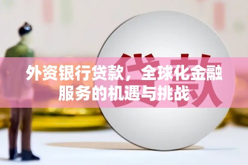 梧州外资银行贷款，全球化金融服务的机遇与挑战
