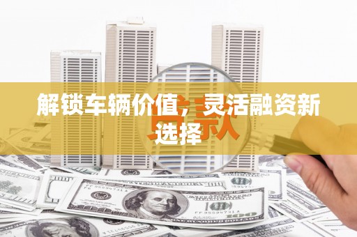 梧州解锁车辆价值，灵活融资新选择