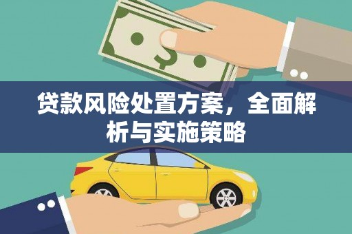 梧州贷款风险处置方案，全面解析与实施策略