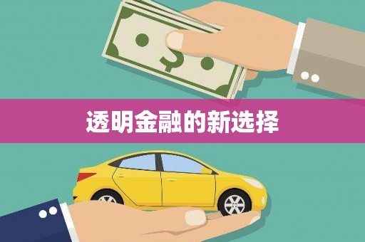 梧州透明金融的新选择